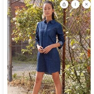 United by Blue recycled denim dress
